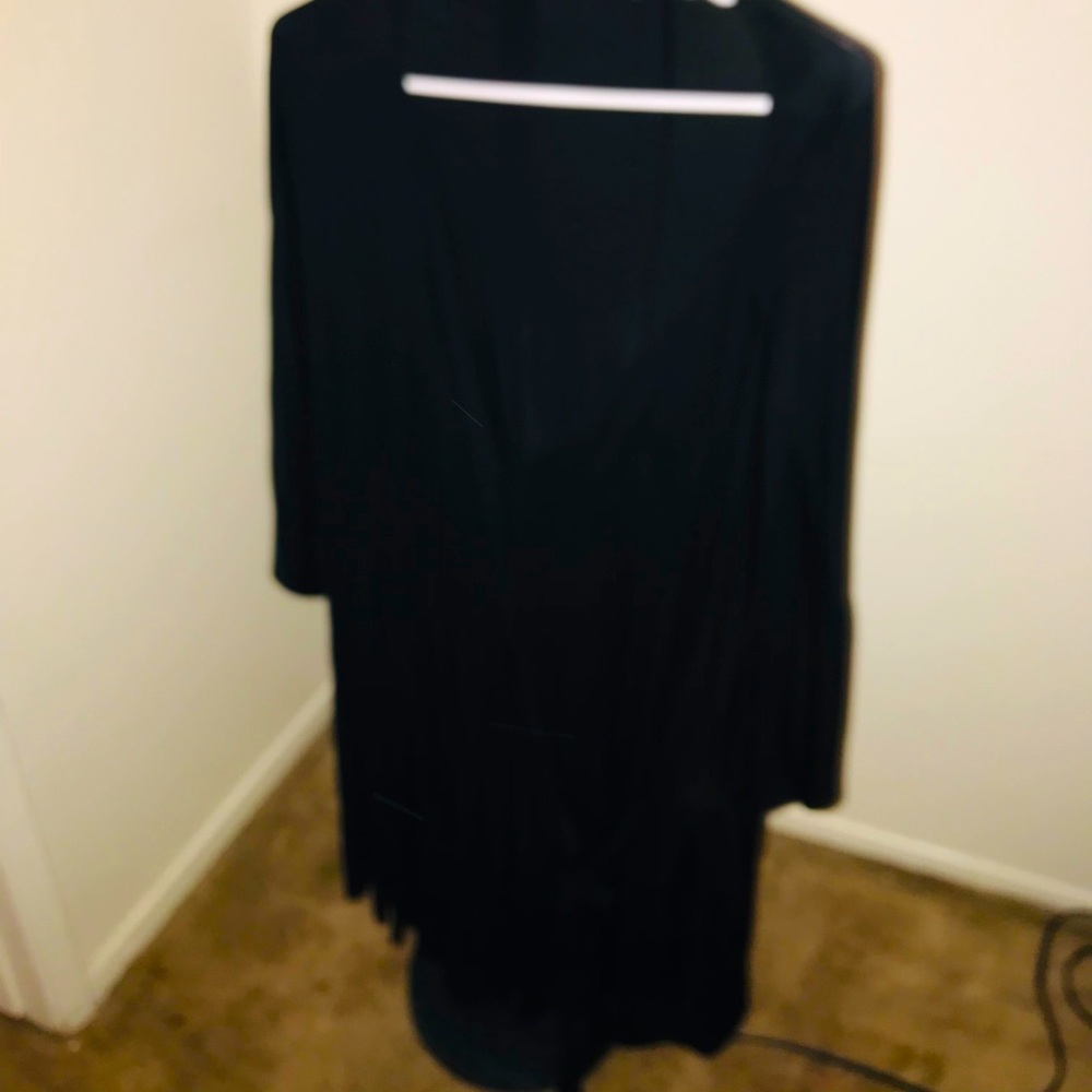 Black crossbody top